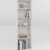 Estantería Librería Moderna Blanca – Organiza y Decora con Estilo