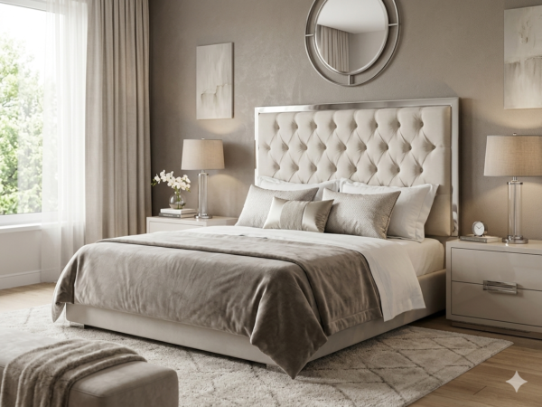 Respaldo de Cama Capitoné Premium 2 Plazas - Mundo Capitone Chile